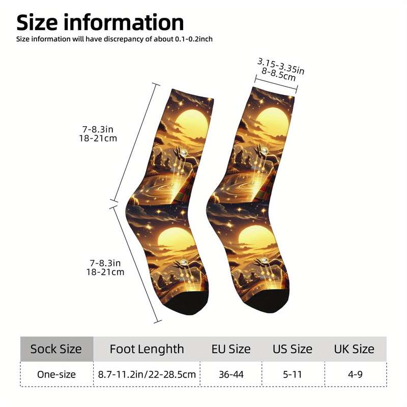 1 Pair Multicolor One Size Socks