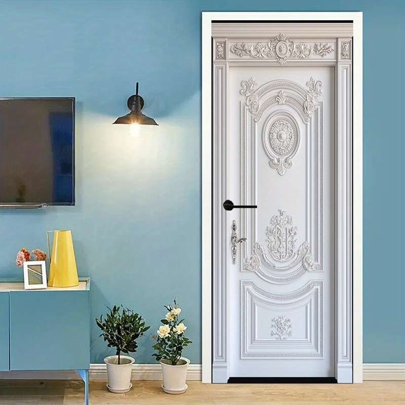 1Pc 76.96x199.9cm Door Window Sticker