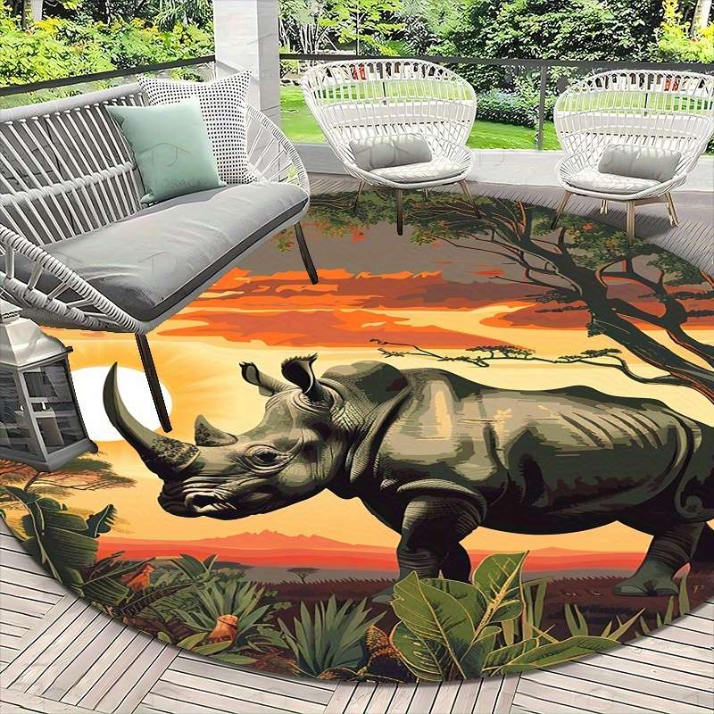 1Pc 120x120cm 47.24x47.24inch Floor Mat