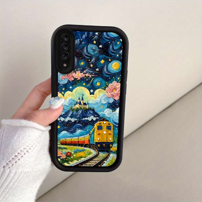 1pc Black For Samsung Galaxy A52 Phone Cases