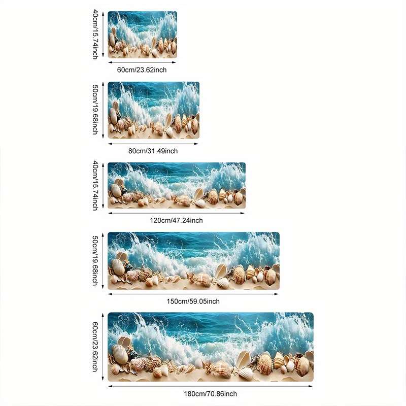 1Pc 23.6x70.9inch 60x180cm Floor Mat