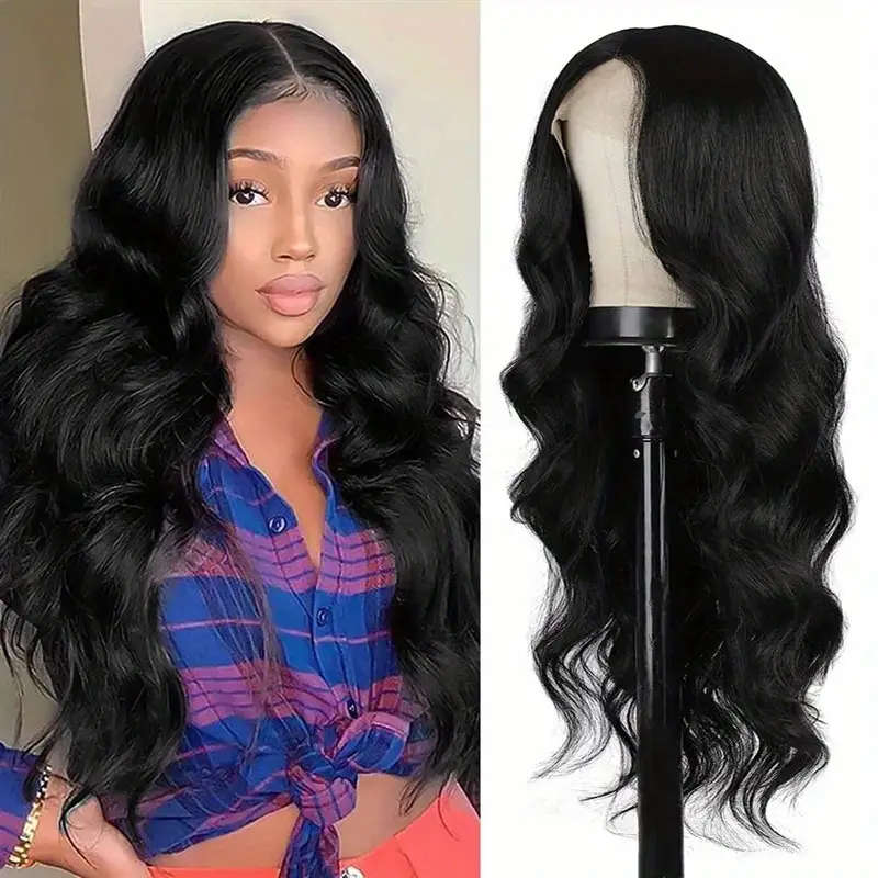 26" V-Wave Curly Synthetic Clip-In Wig