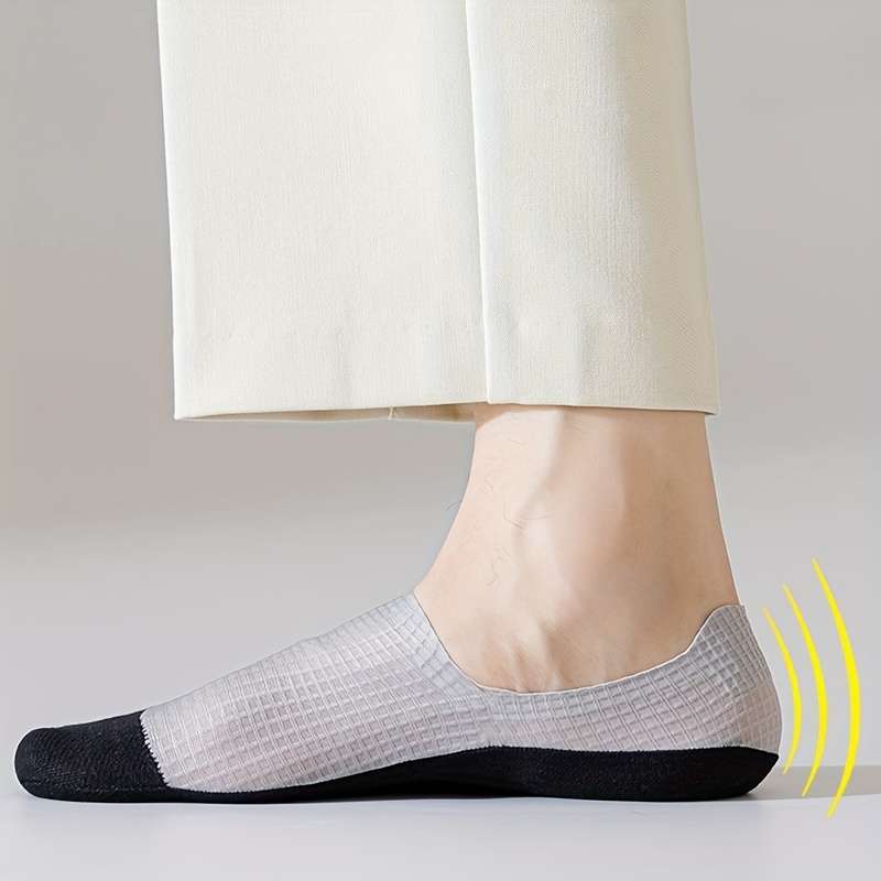 5 Pairs Of Mixed Colors One Size High Elastic Socks