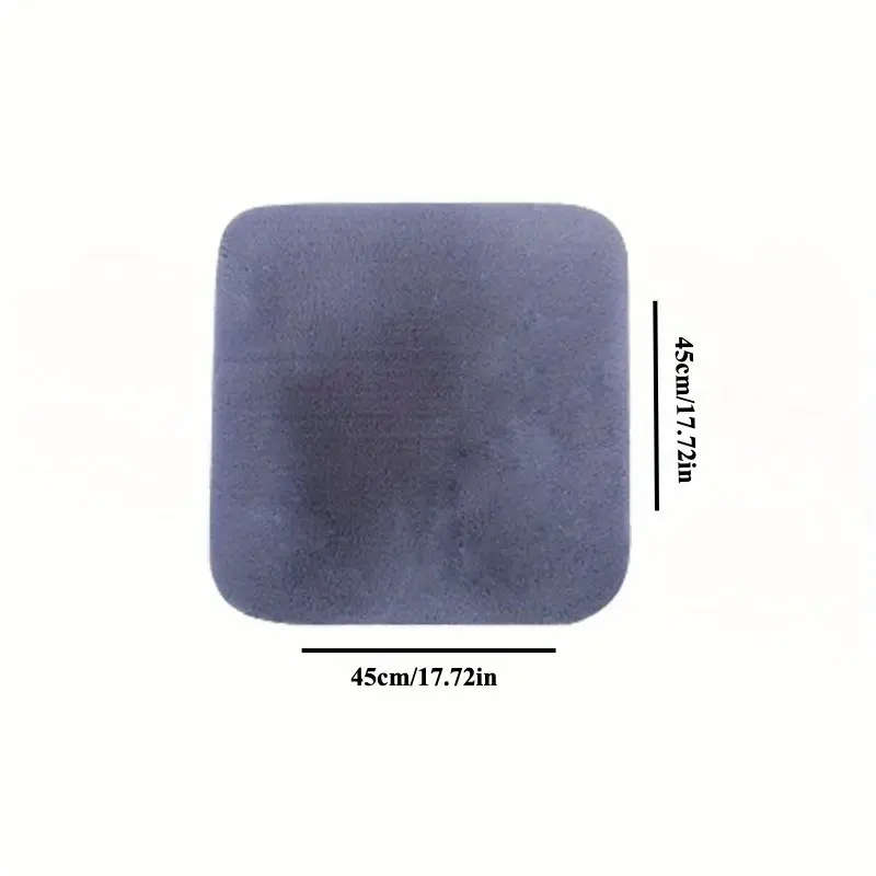 1pc Luxury Plush Imitation Rabbit Fur Car Seat Cushion