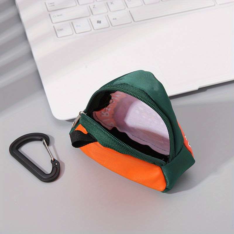 1pc Innovative Polyester Hip-Hop Mini Bag for Women Trendy Monster Face Design Coin Purse S