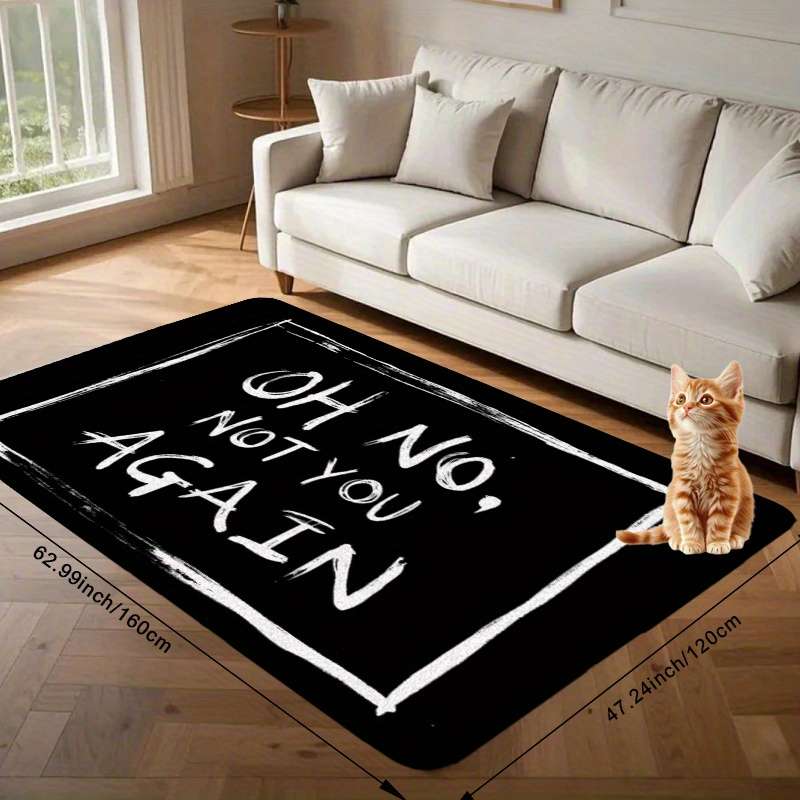 1Pc 4Ox6Ocm Floor Mat