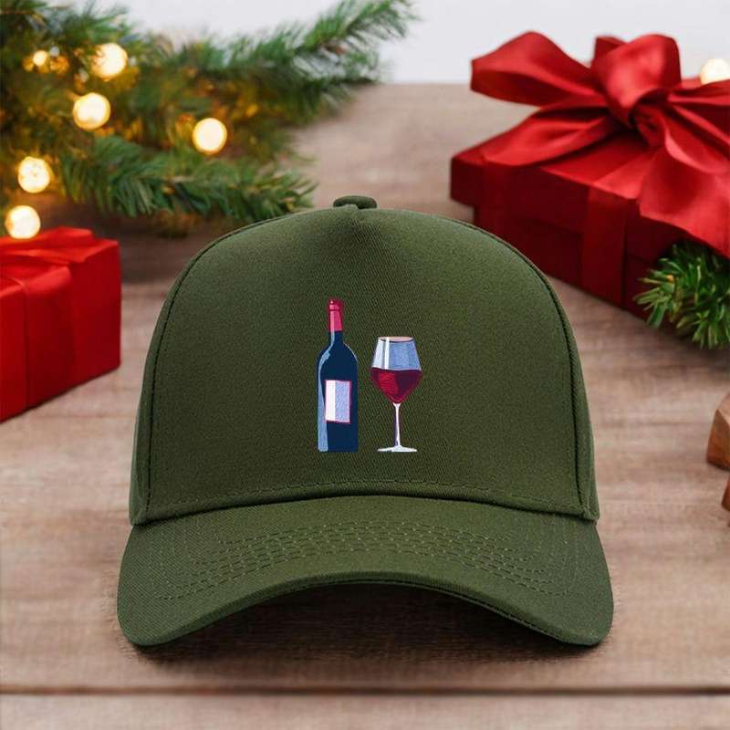1pc Grape Theme Baseball Cap 100% Cotton Adjustable Fit Sun Protection All-Season Wear for Men
