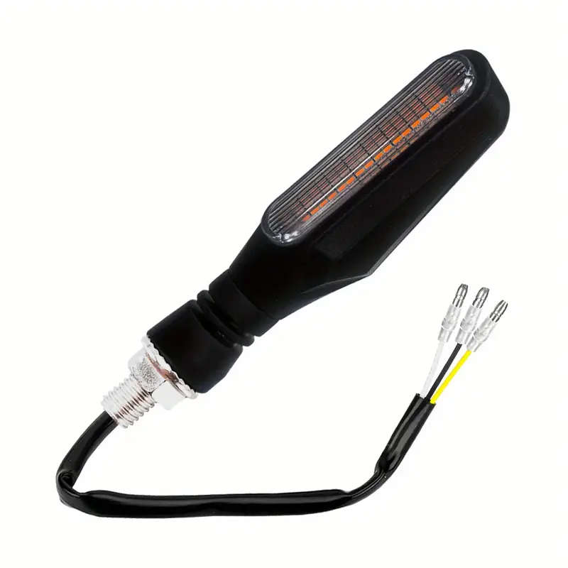 2pcs Yellow LED Daytime Running Lights Turn Signal Bulbs for Motorcycles