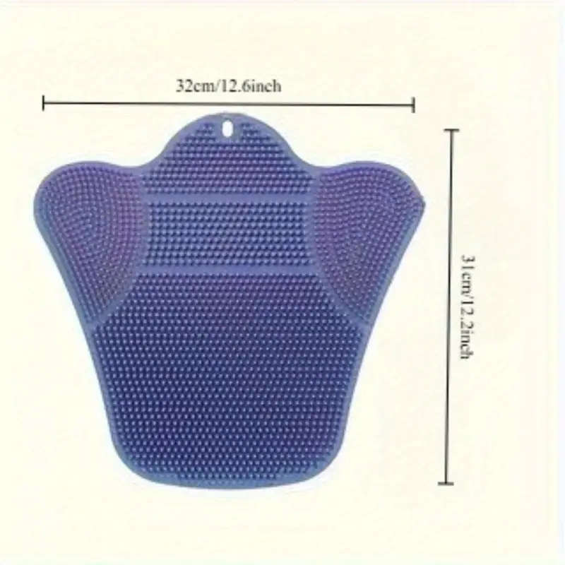 Back Shower Cleaner with Strong Suction Cup - Soft Bristles for Back, Gym, and Full Body Exfoliation