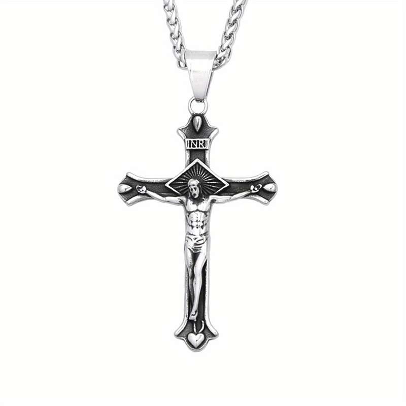 1 Piece 60cm Chain Add Pendant Jesus Theme Pendant