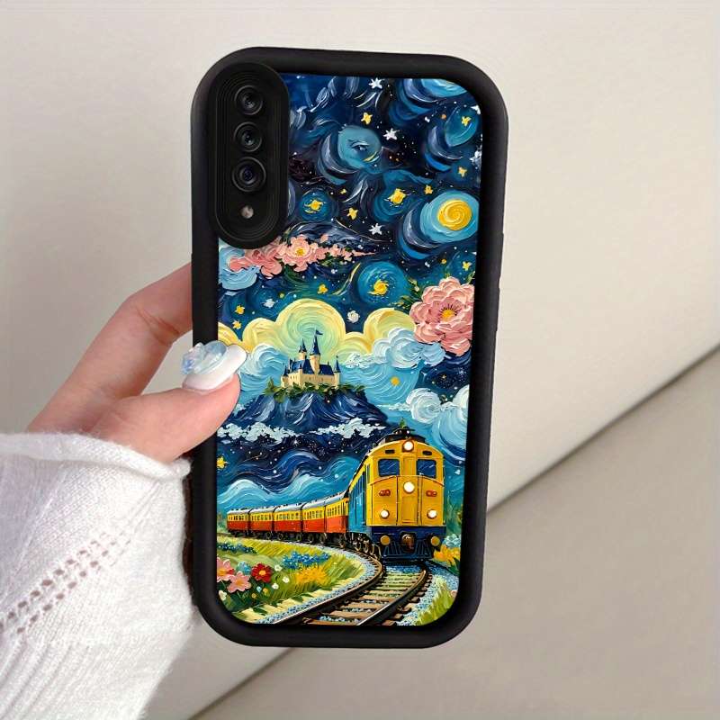 1pc Black For Samsung Galaxy A52 Phone Cases