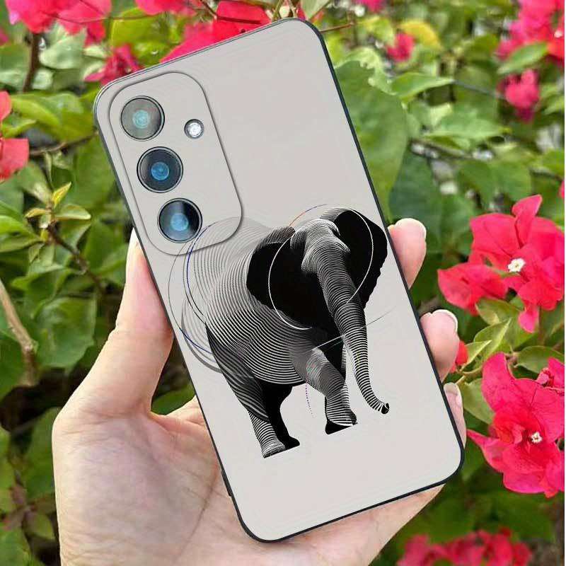 1pc Black For Samsung Galaxy A55 5G Phone Cases