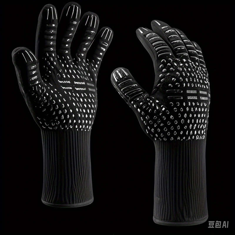 Non-Slip Strong Durable. RV Kitchen Home Kitchenware Accessories Non-Slip Grill Gloves for