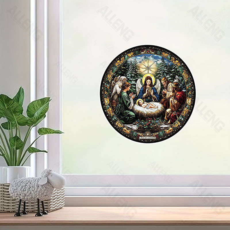 3pcs  Jesus Christian Themed Stickers