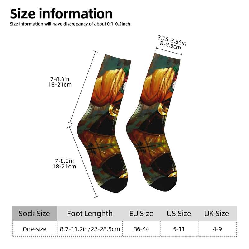 1 Pair Multicolor One Size Socks