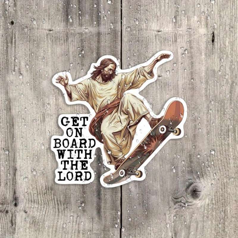 1pc Jesus Christian Themed Stickers