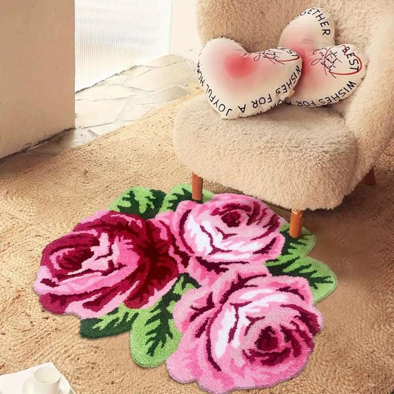 1Pc Pink 60x80cm Floor Mat