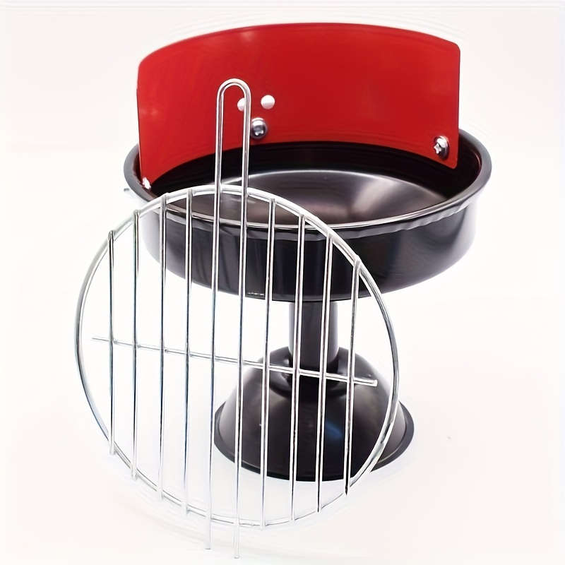 1pc A Creative Barbecue Grill-Shaped Ashtray Suitable for Home Office And Outdoor Use.