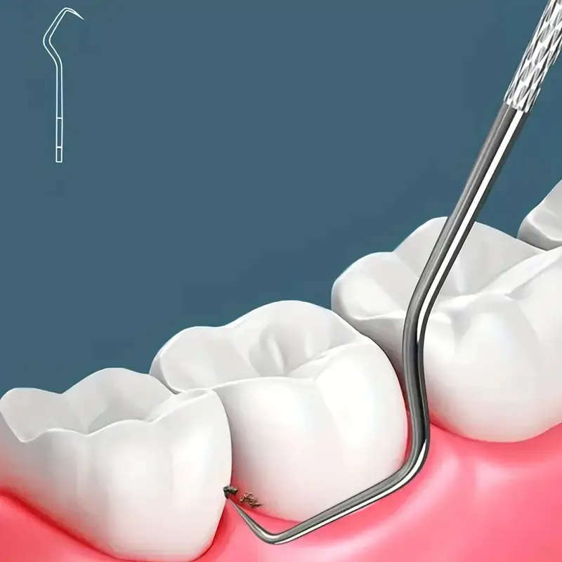 7pcs Stainless Steel Toothpick Set