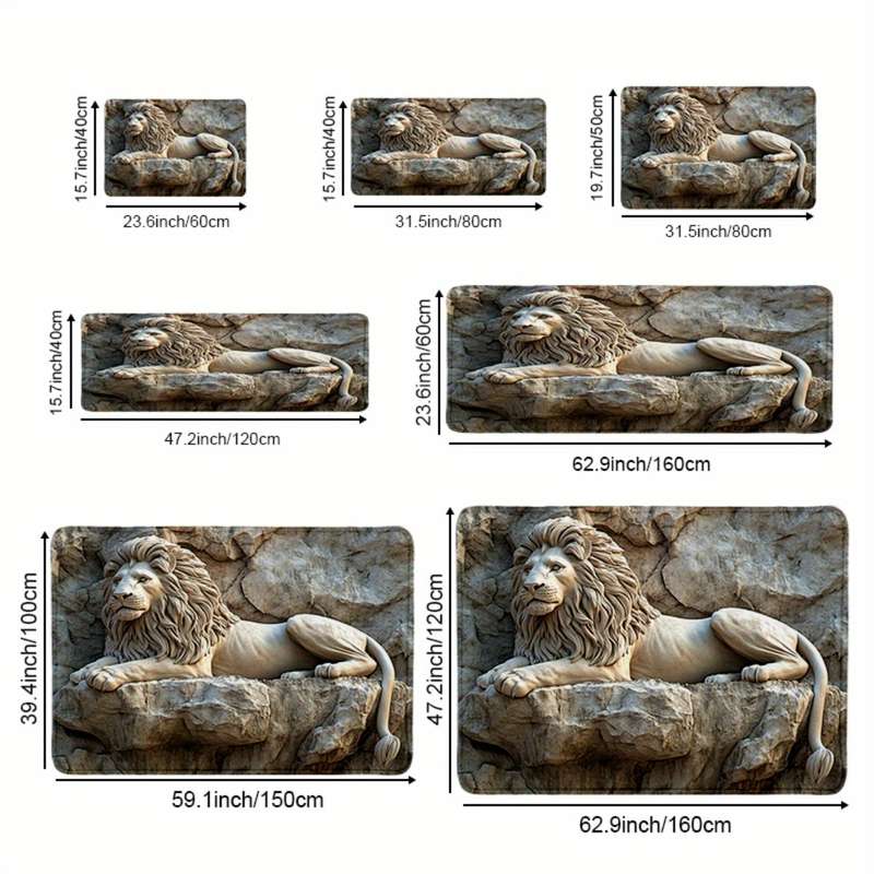 1Pc 50x8cm Floor Mat