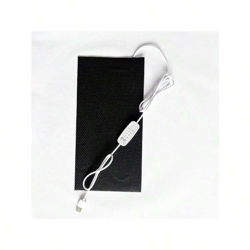 1PC Pet Mat Black Size 10x20cm