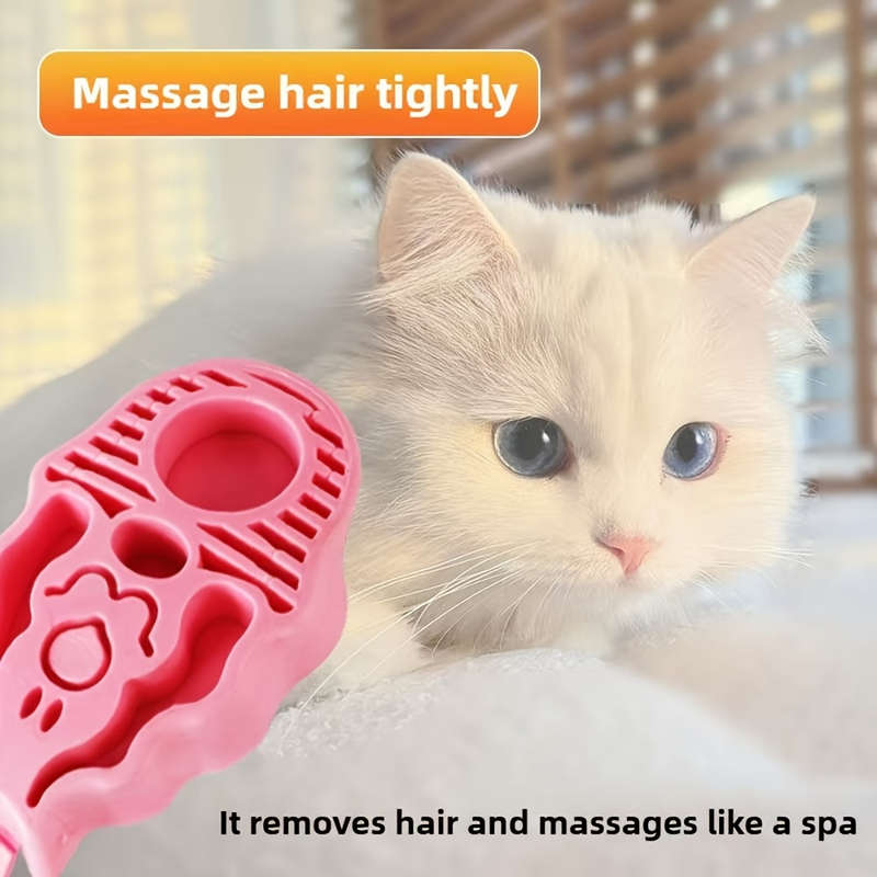 1pc Pink opp packaging Pet Comb