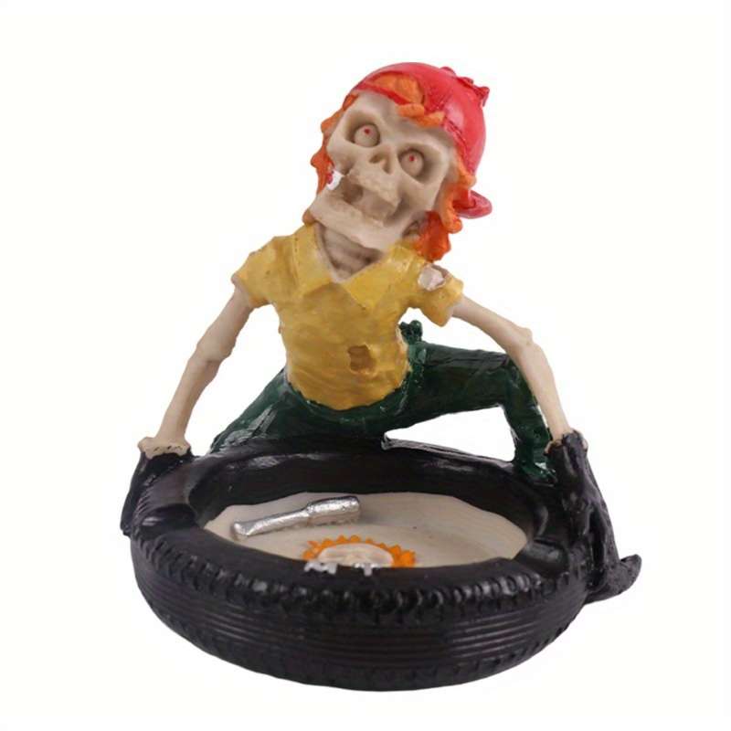 1pc Resin Ashtray Jamaican Resin Gift Box Ashtray
