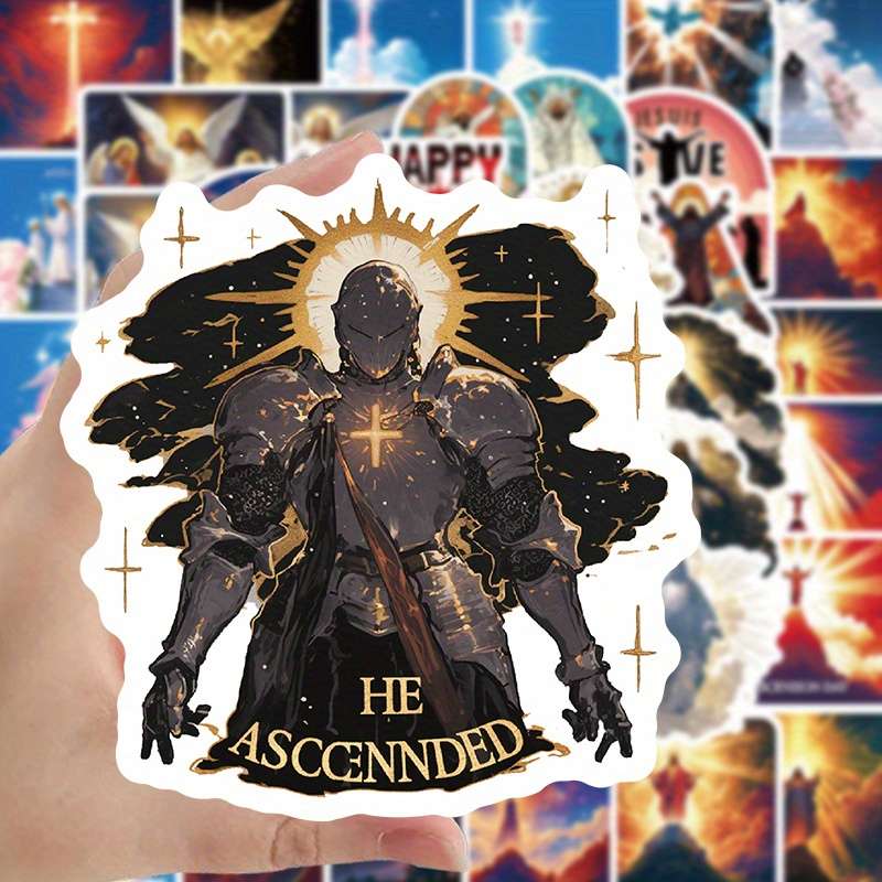 55pcs Jesus Christian Themed Stickers