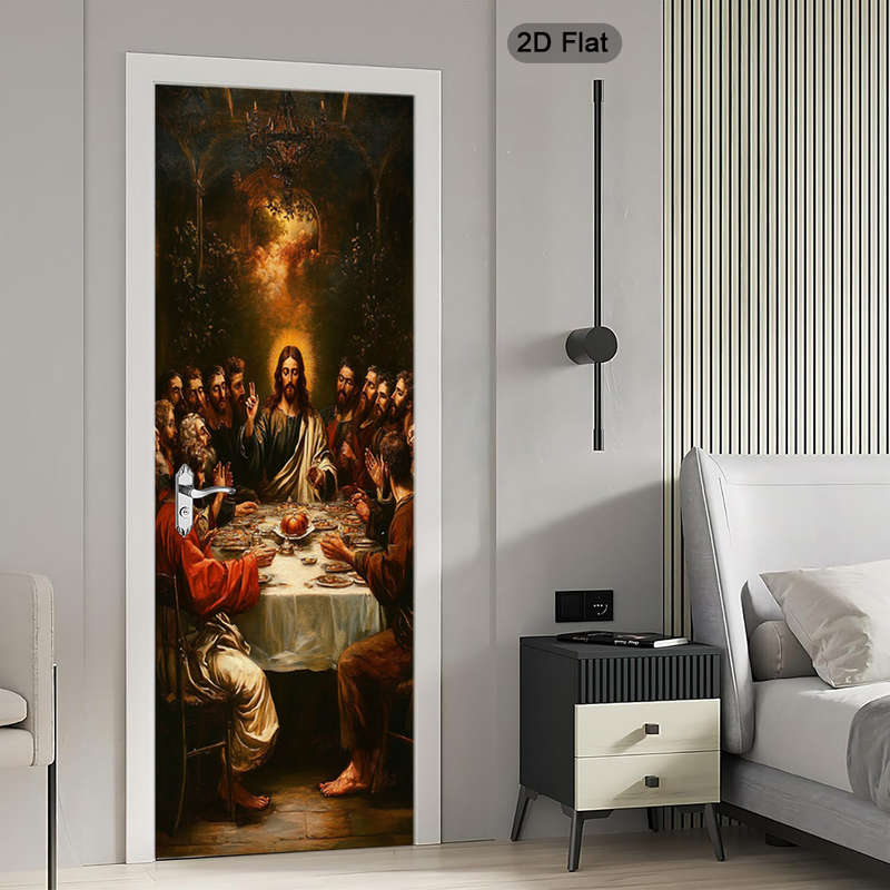 1pc 30.3x78.7 inches   77x200 cm   Jesus Christian Themed Stickers