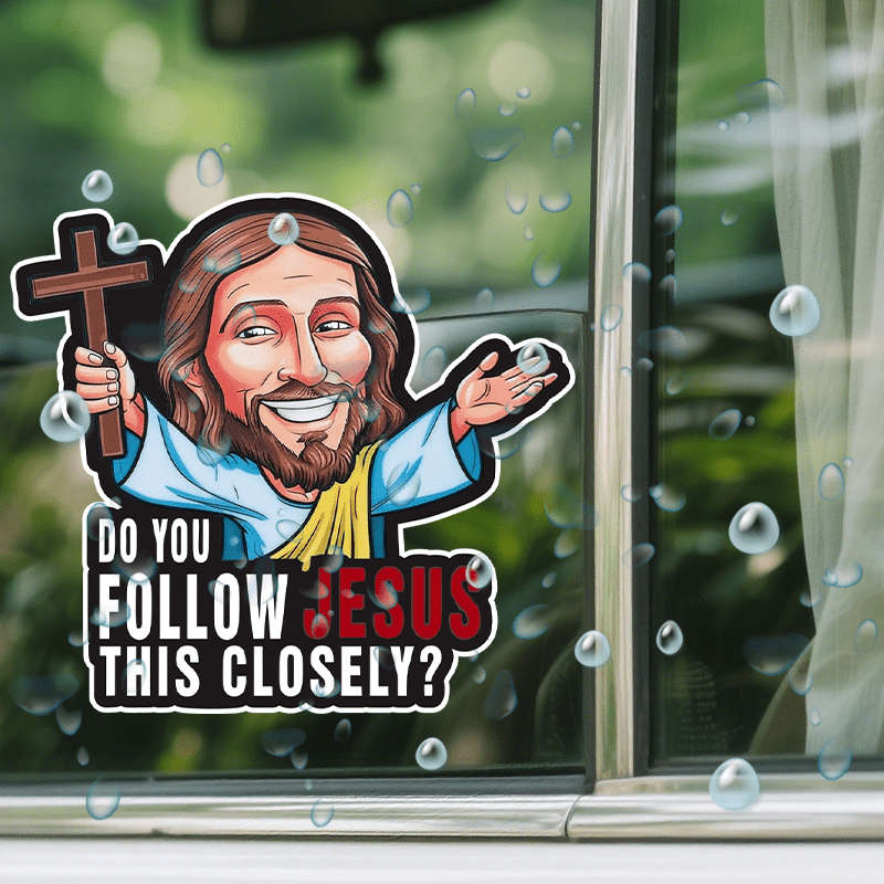 1pc Jesus Christian Themed Stickers