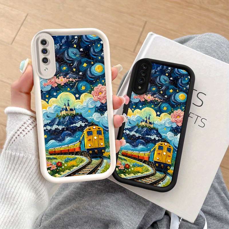 1pc Black For Samsung Galaxy A52 Phone Cases