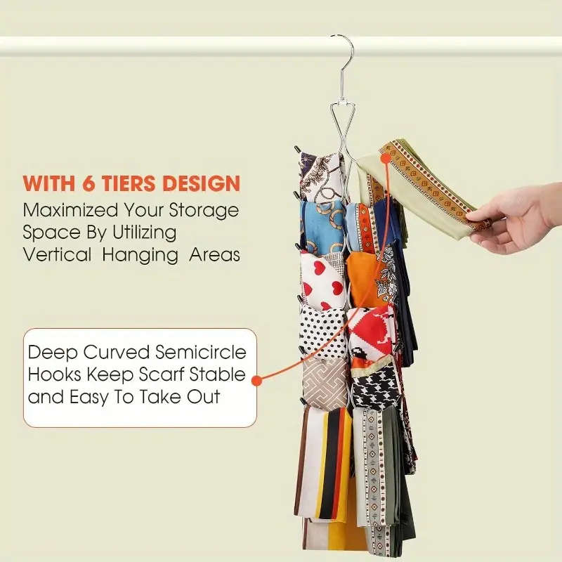 Metal Level 12 Scarf Hanger