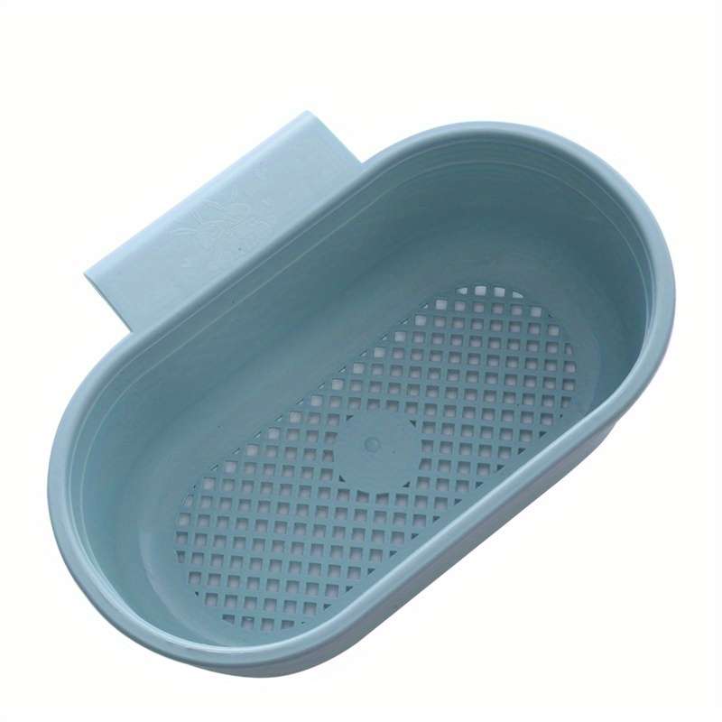 1pc Kitchen Multifunctional Drain Basket Vegetable Washing Basket Fruit and Rice Water Leak