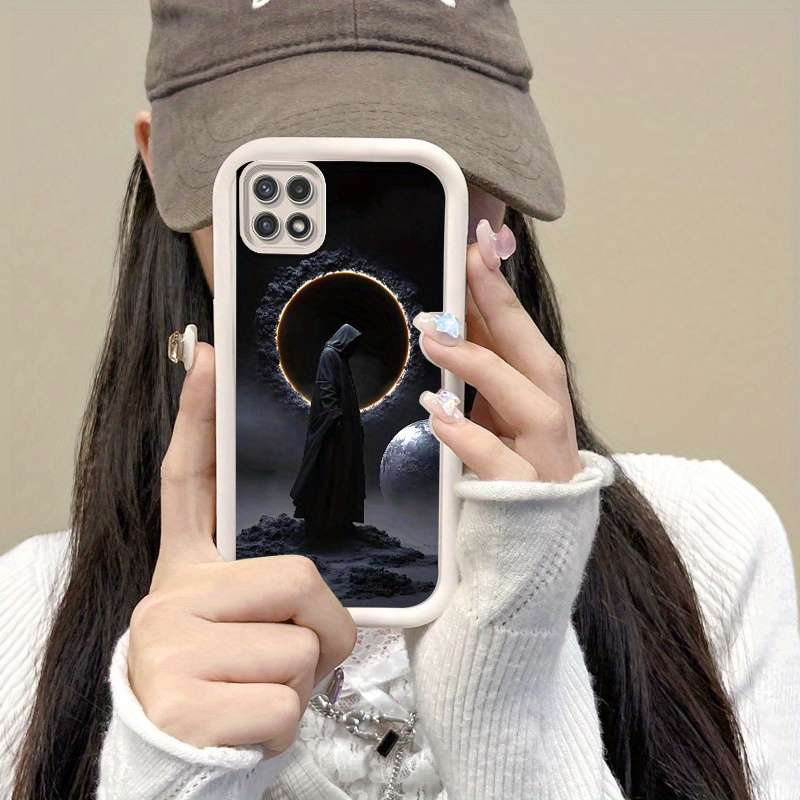 1pc White For Samsung Galaxy A05s Phone Cases