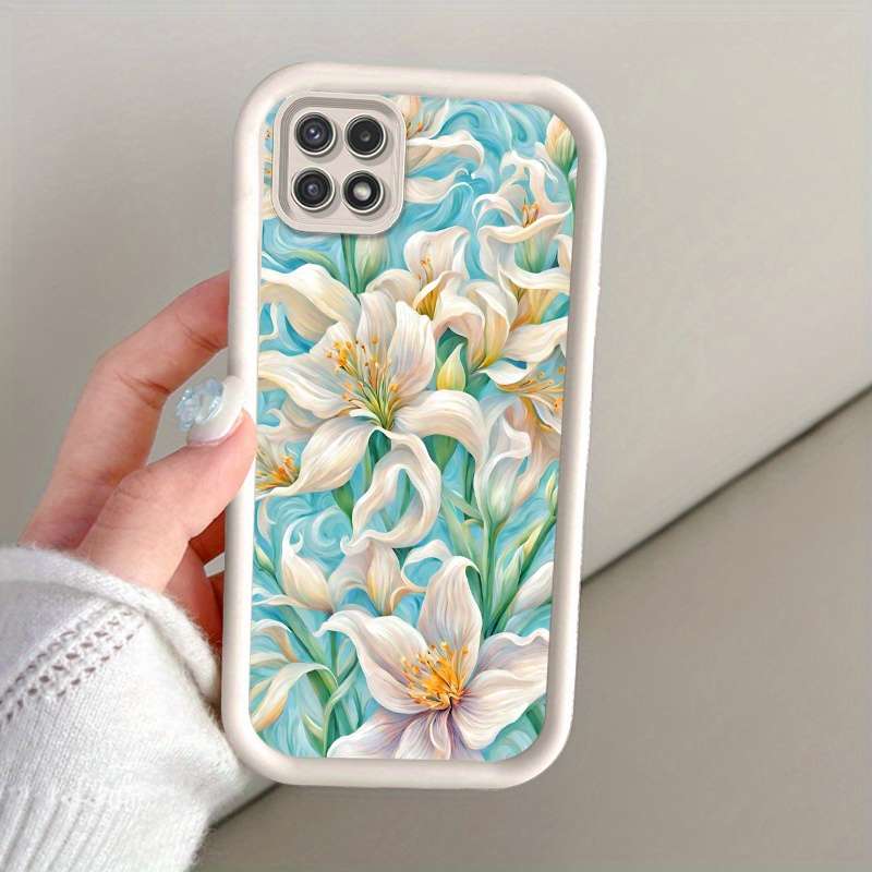 1pc White For Samsung Galaxy A05s Phone Cases