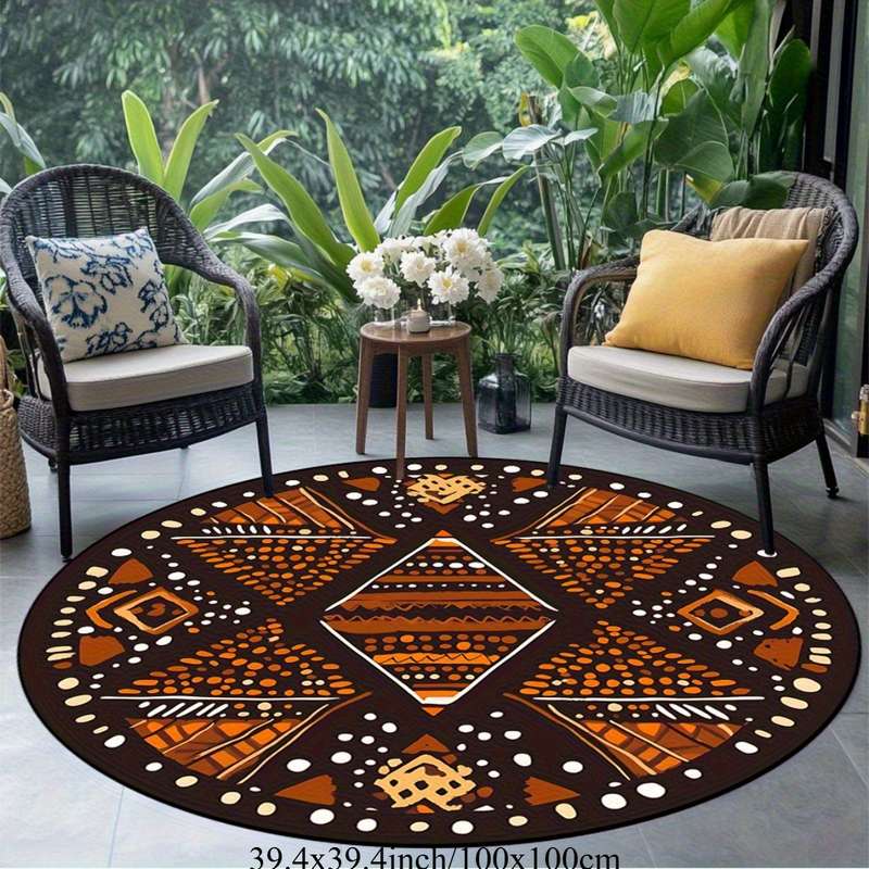 1Pc 39.4x39.4inch 100x100cm Floor Mat