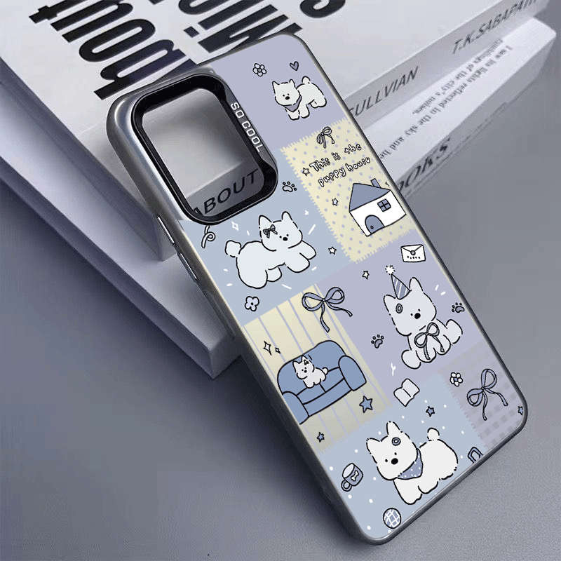 1pc Silvery For Samsung Galaxy A21s Phone Cases
