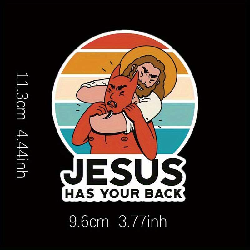 1pc Jesus Christian Themed Stickers