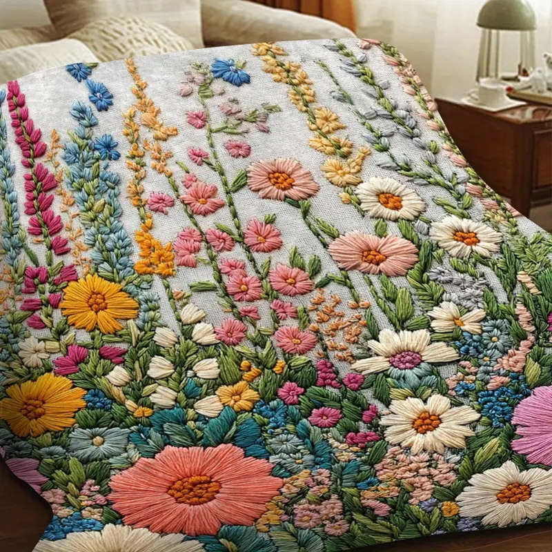 1 Luxe Vintage Floral Blanket 100*150CM