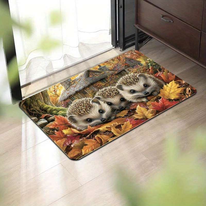 1Pc Yellow 19.69x31.49inch 50x80cm Floor Mat