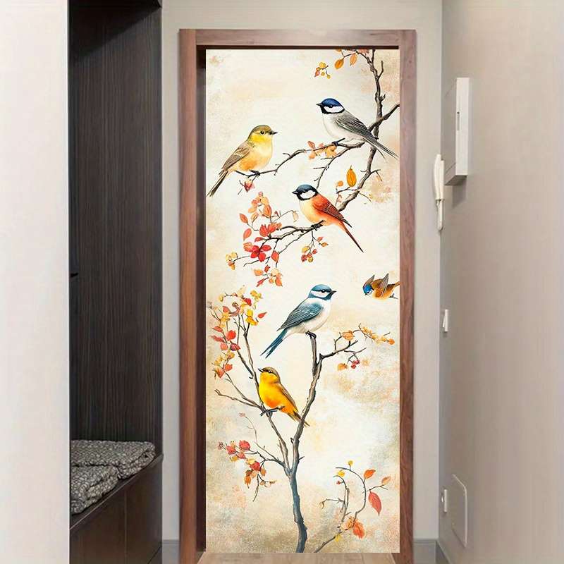 1Pc 77x200cm Door Window Sticker