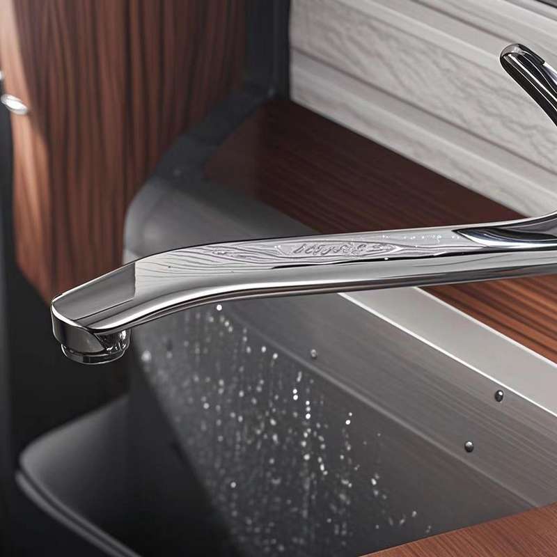 1PC Single Handle Kitchen Sink Hot And Cold Water Faucet