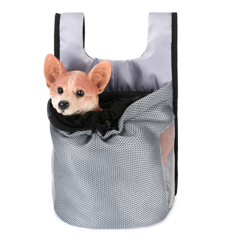 1pc Light Greysize L Pet Bag