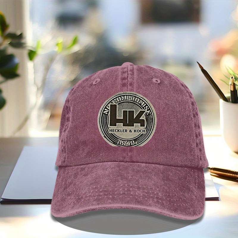 1pc HK Tan Decal 1949 Baseball Cap 100% Cotton Breathable Hat for Men Women Adjustable All-Seas