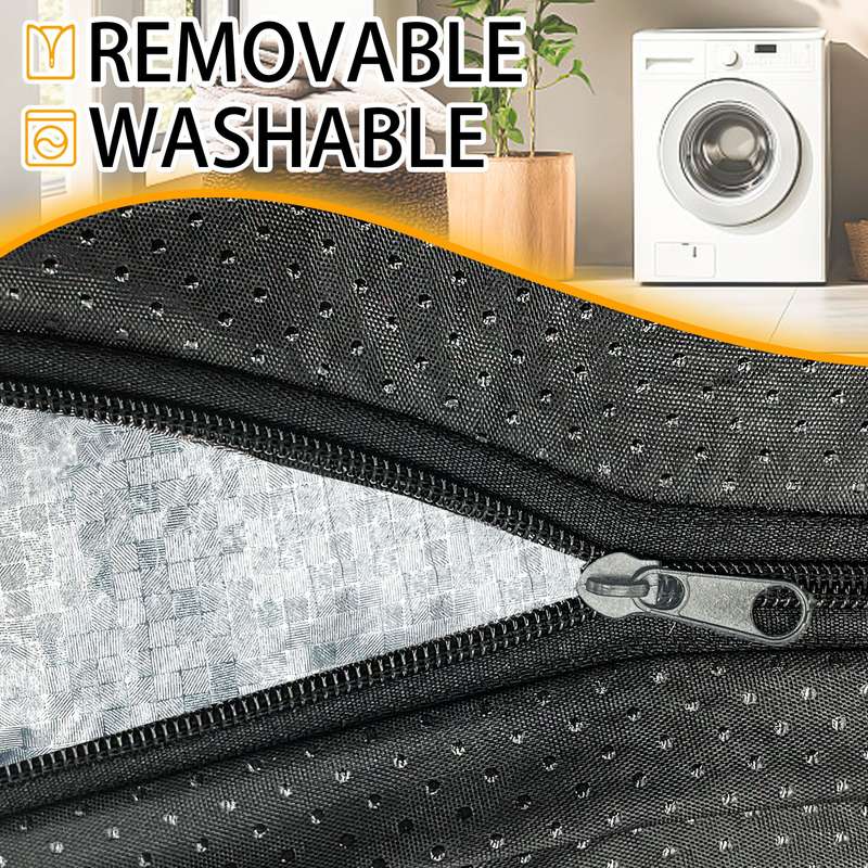 1PC Pet Mat White And Gray Size S  50.8cm X 39.88 cm
