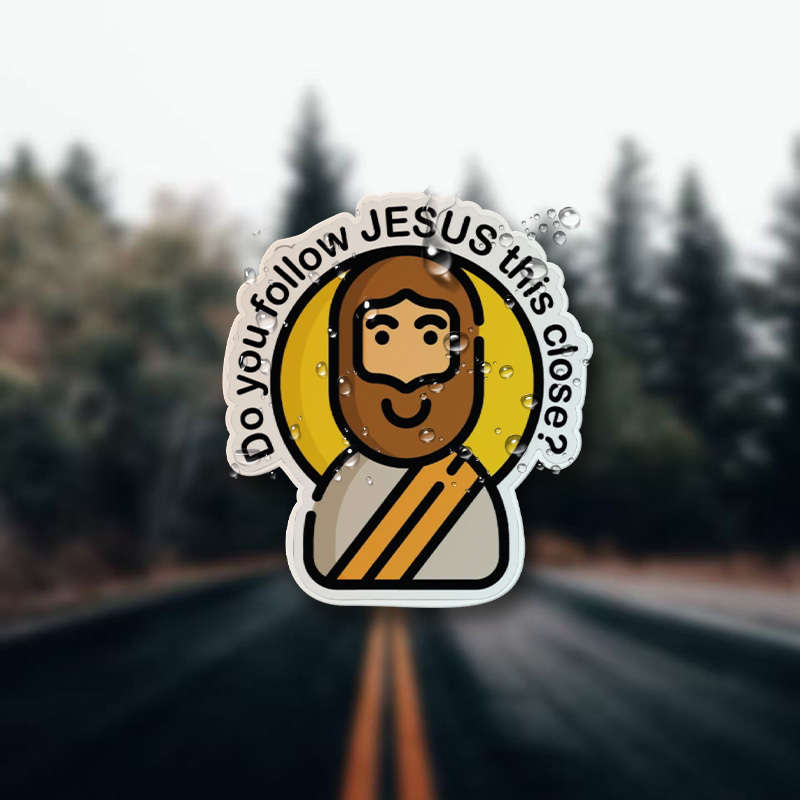 1pc Jesus Christian Themed Stickers
