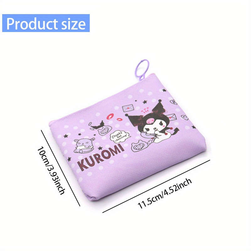 1pc Sanrio Girl Coin Purse Cute Mini with Positioning Printing for Women