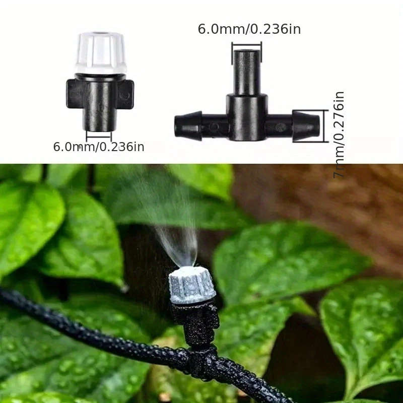 10Meter Durable Plastic Garden Irrigation System With 10 Adjustable Sprinklers Perfect For Lawn
