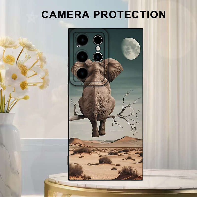 1pc Black For Samsung Galaxy A52 Phone Cases