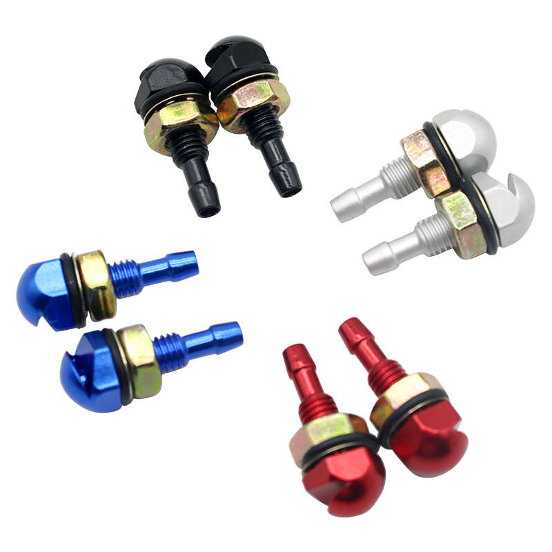 2Pcs Red Universal Aluminum Alloy Car Washer Wiper Jet Nozzles